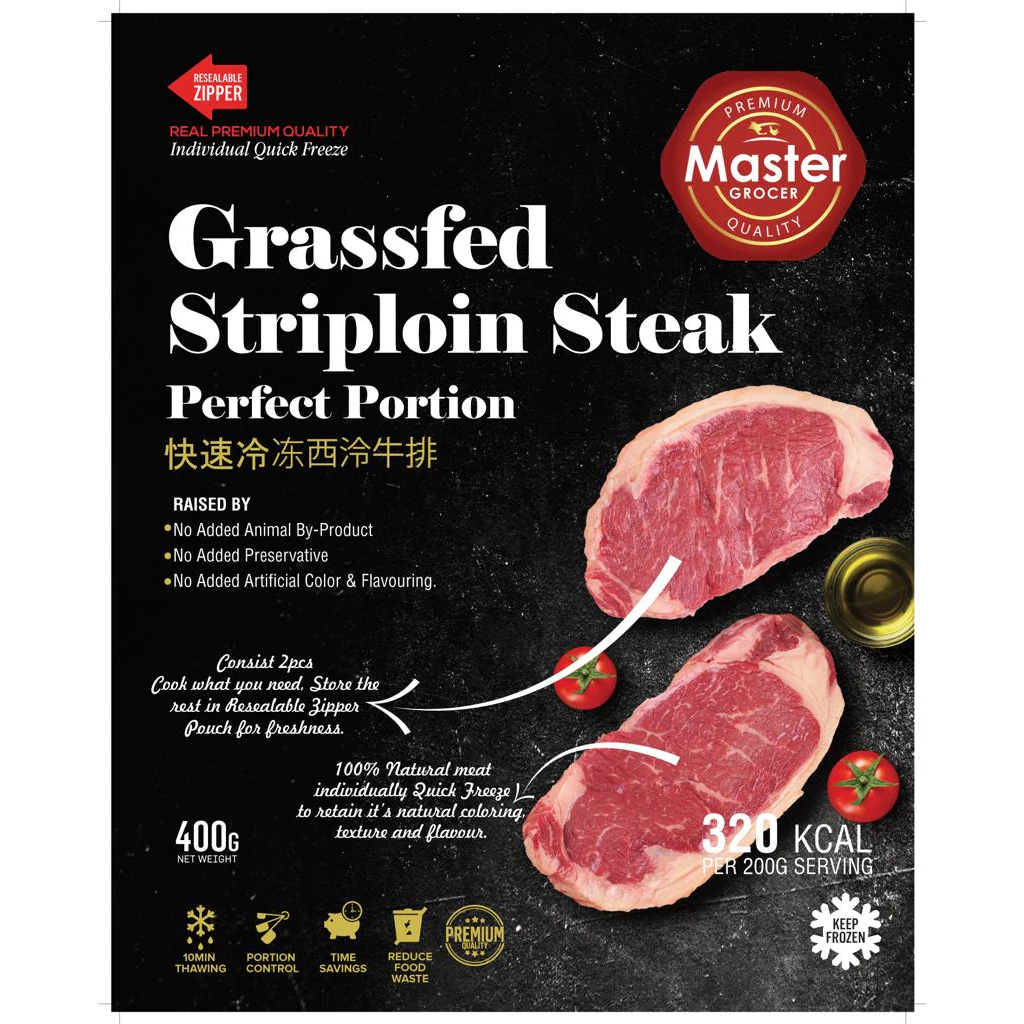 Master Grocer’s Australia Beef Ribeye & Striploin Steak - Frozen - Image 2